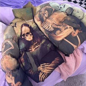 Dolls Kill Cursed Image Trickz N Treatz puffer